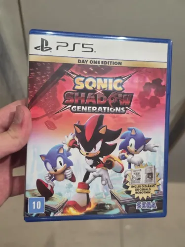 SONIC X SHADOW GENERATIONS MIDIA FISICA PS5
