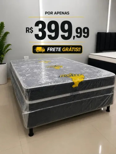 Cama box casal