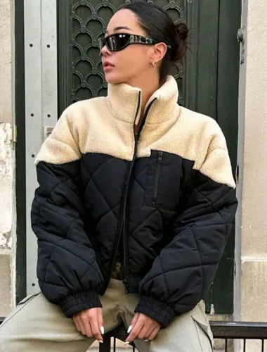 Casaco de Inverno Com Zíper.