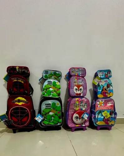 Kit 3 peças + Mochila 3D