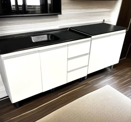 Balcão de pia 100% MDF + balcão com 2 portas / NOVO 