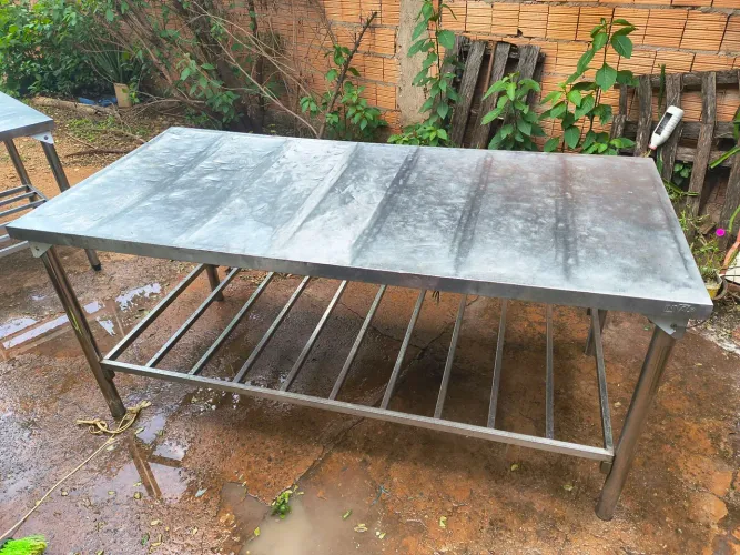 Mesa inox 1,90 metros