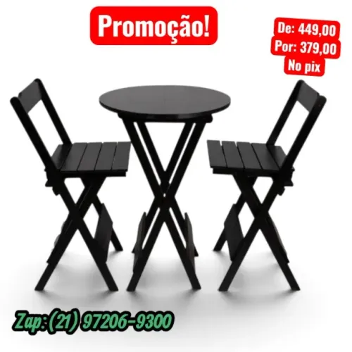 Conjunto mesa bistro 