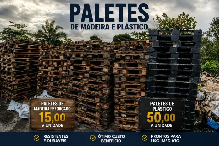 Paletes Reforçados / Paletes de Plástico
