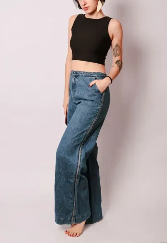 Calça wide legal oh boy