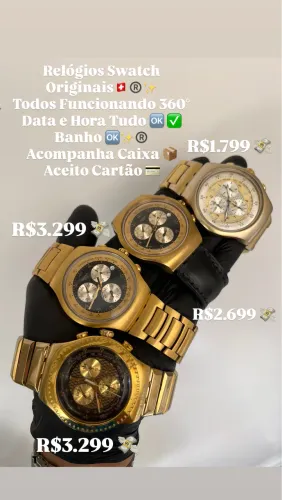 Swatch?s Dourados Originais
