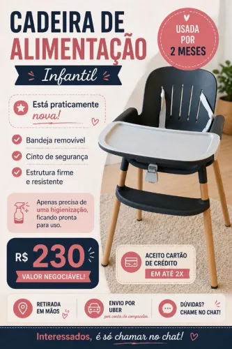 Cadeira de alimentação