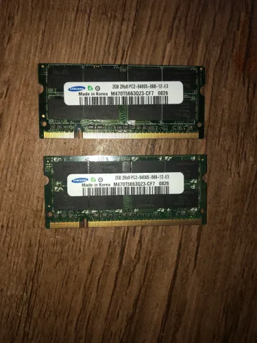 Memória ram de notebook ddr2 4gb
