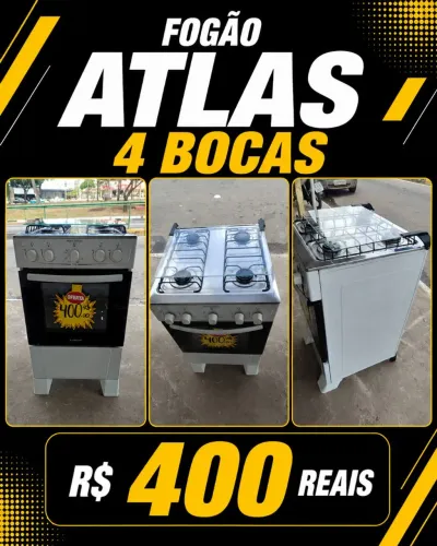 FOGÃO ATLAS 4 BOCAS TOP 