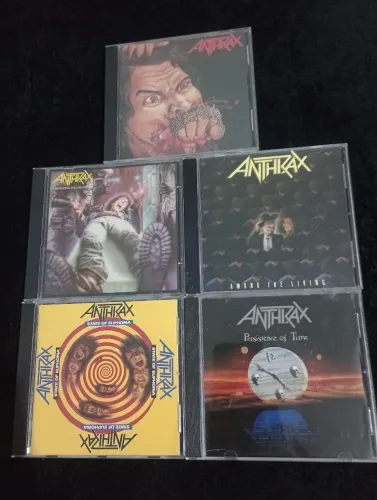 Lote de CDs Anthrax Thrash Metal 