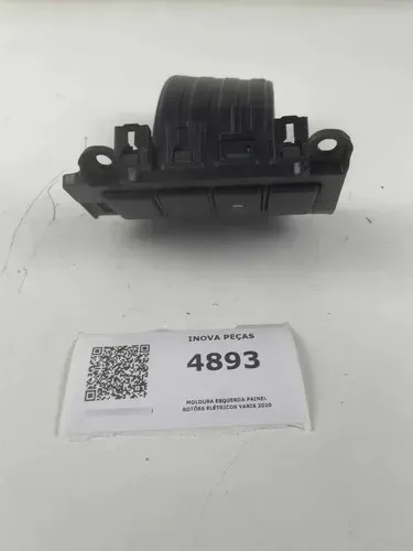 Moldura Esquerda Painel Botões Elétricos Yaris 2020 Preto