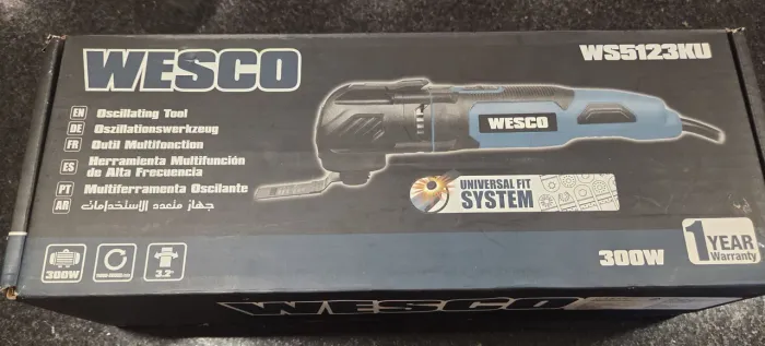 Multiferramenta Oscilante Wesco WS5123KU 300W - 127V