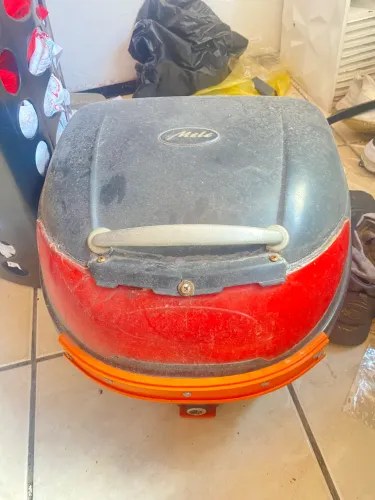 Bagageiro moto usado