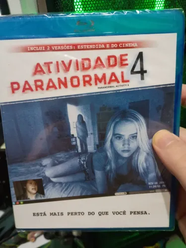 Blu Ray atividade paranormal 4 novo lacrado bd
