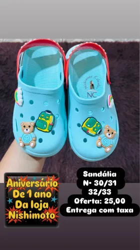 Sandália n?30/31 e 32/33