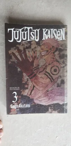 Manga Jujutsu kaisen vol-3 capa variante metalizada