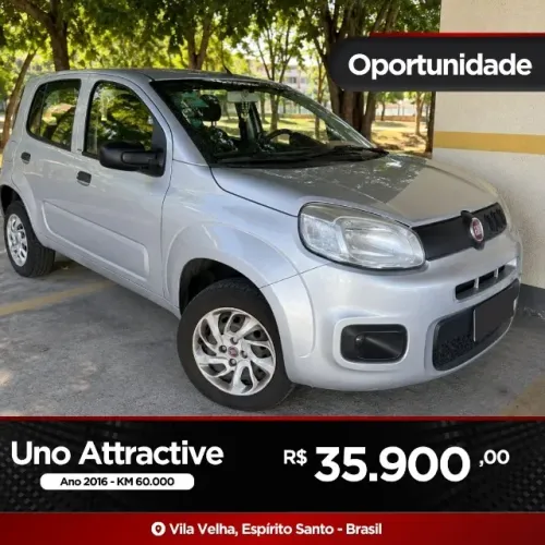 Fiat Uno Attractive 1.0 EVO Fire Flex 8V 5P 2016