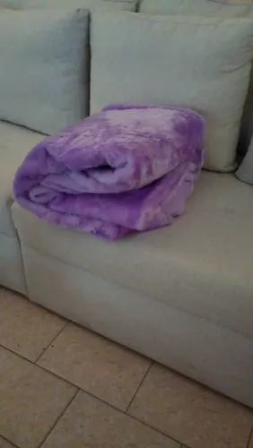 Manta decorativa Lilas