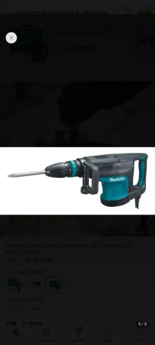 Martelete rompedor SDS max bem 1203
