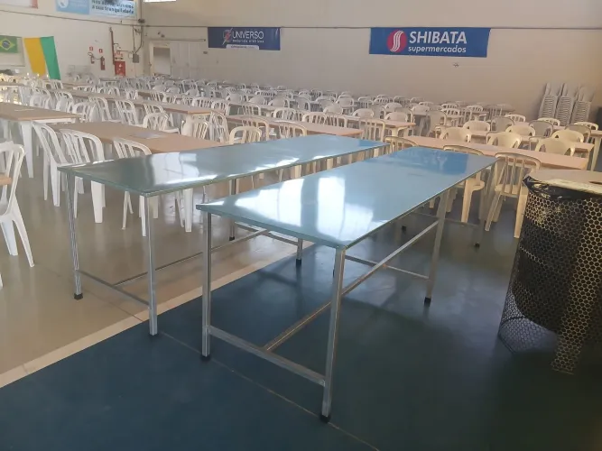 Kit mesas de inox. Nova