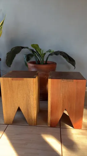 Banco madeira demolição 