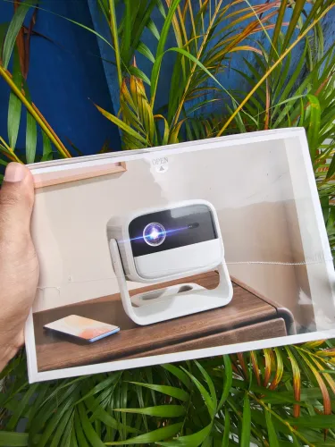 Projetor Vevshao V60 - Tecnologia DLP e Selado (Lacrado)