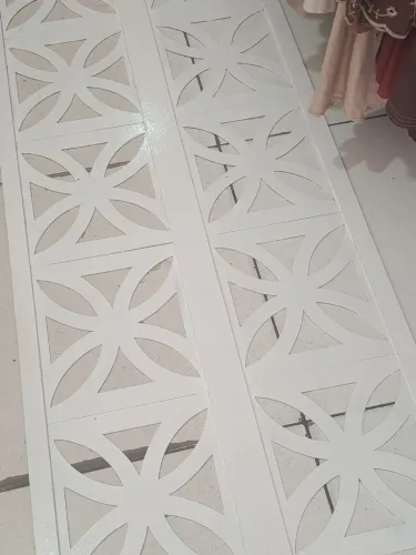 Painel vazado branco