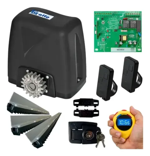 motor portao rossi dz atto turbo para portao deslizante kit completo instalado 599,00