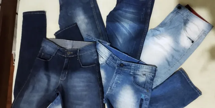 Kit calça e bermuda jeans