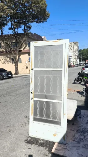 Folha de porta aço e ferro