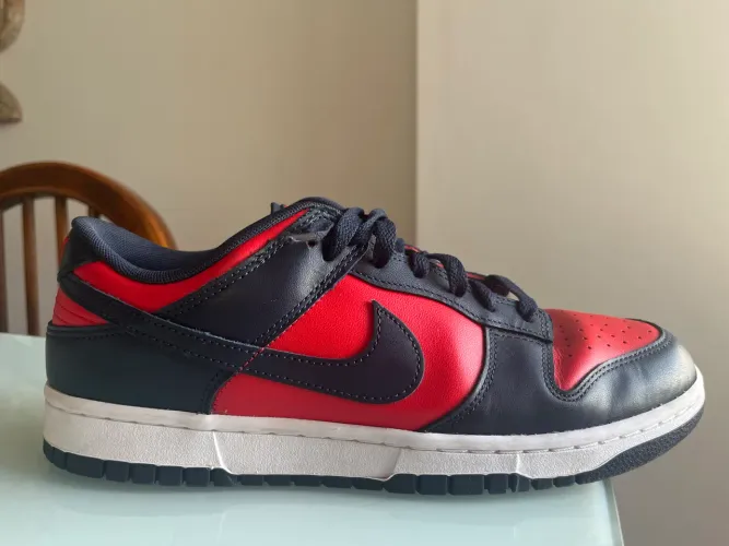 NIKE DUNK LOW NAVY RED