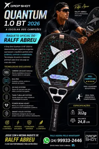 Raquete drop shot Quantum 1.0
