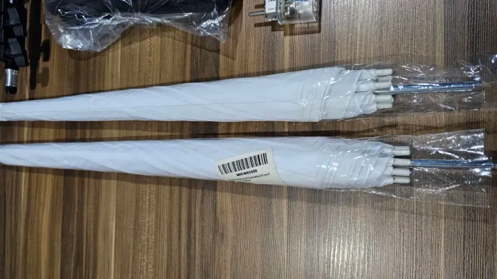 2 Sombrinhas rebatedor de luz filmagem e fotografia