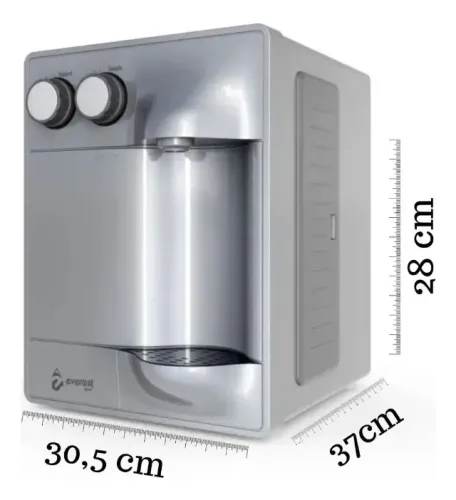 Purificador Filtro De Água Soft Slim 127v 60hz Prata Cor Prateado 127