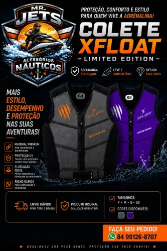 COLETES XFLOAT EDIÇÃO LIMITADA 