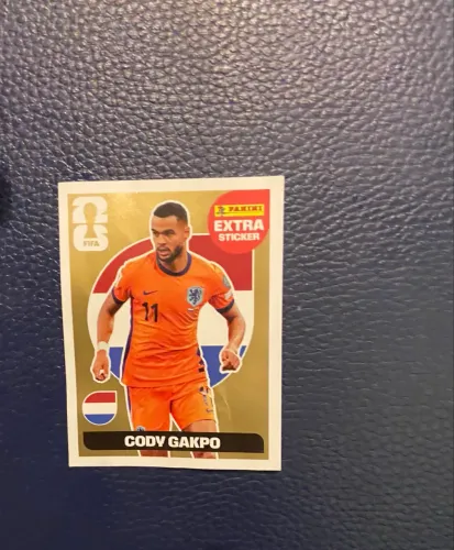 Figurinha Extra Sticker Gold - Cody Gakpo | Copa 2026