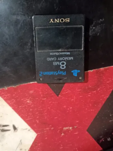 Controle de PS 2 original memory card original hd externo com 80 jogos de PS 2 fonte ori