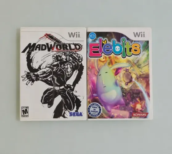 Lote de Jogos Nintendo Wii - Elebits e MadWorld