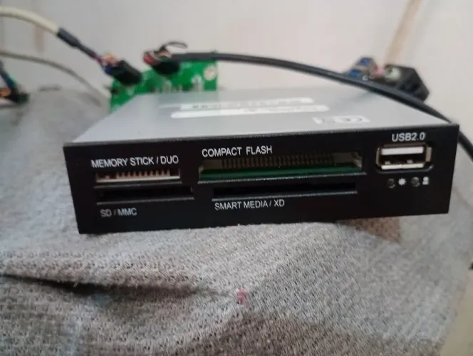 Adaptador de cartão de memória entrada para USB