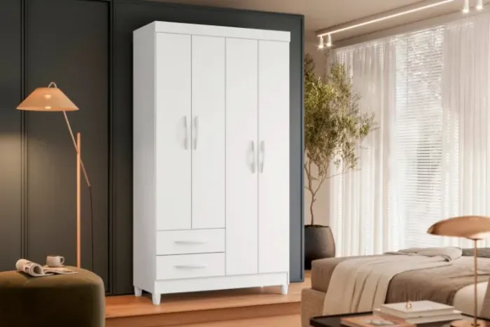 guarda roupa ambar 4 portas albatroz