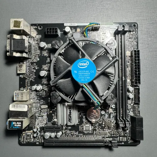 Kit Placa-Mãe H310M + Intel Core i3 8ª Geração + Cooler