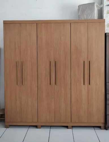 Guarda roupa lagos 6 portas de casal cinamomo