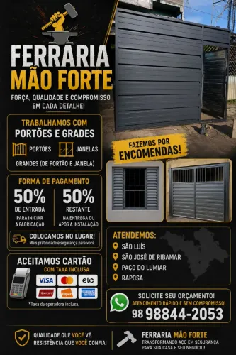 PORTÕES E GRADES - MAIOR SEGURANÇA