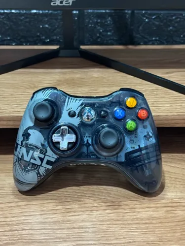 Controle Xbox 360 edição halo 4 - raro