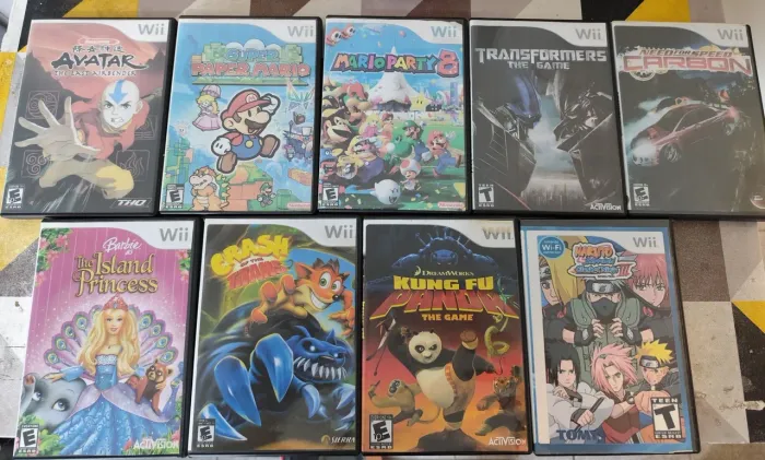 Lote de Jogos Nintendo Wii