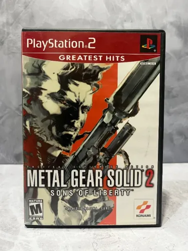 Metal Gear Solid 2 Sons of Liberty Midia Fisica PS2