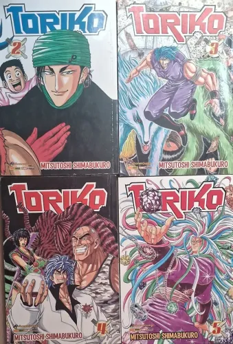 Toriko volumes 2,3,4,5,6,7 desapego mangás