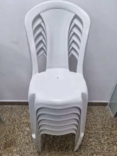9x Poltrona Plástica Cadeira para Piscina Jardim 