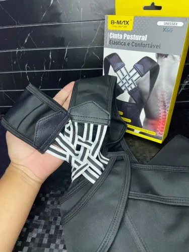 CINTA POSTURAL ELÁSTICA E CONFORTÁVEL - B-MAX BM-F1465