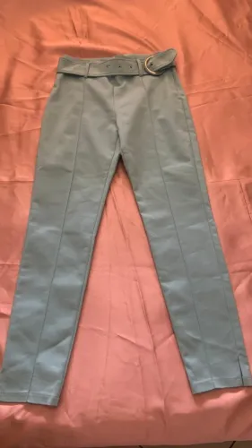 Calça azul alfaiataria- Amaro